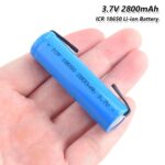 https://client.voidloop.site - Battery 2800mAh ICR 18650 3.7V Li-ion Rechargeable Battery With Soldering Tabs
