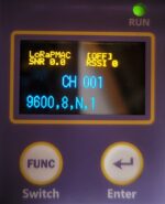 LoRa CH 1 selected