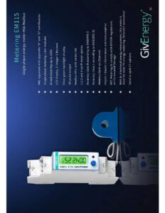 OB115-MOD Meter with Split CT works with GivEnergy System- Modbus RTU - ID2 Address - Image 4