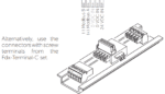 IO Module connector for bank of IO modules.