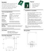 The WL-DT24 has been designed as a low cost water detection module suitable for use as a level alarm for water tanks or drip trays.
