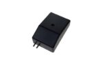 A range of single zone water leak detection modules in DIN mounting carriers.